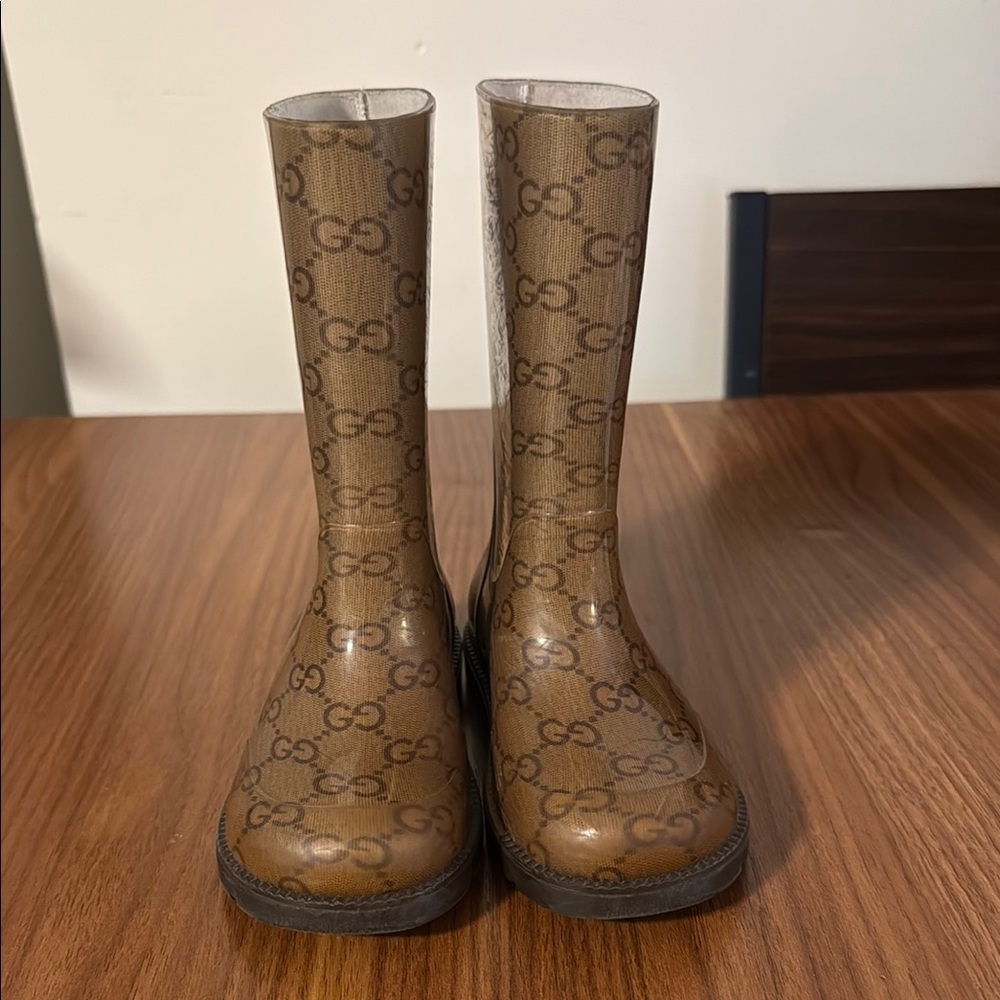 Gucci Kids Brown Boots
